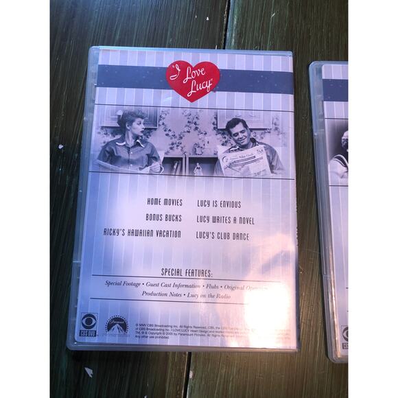 I Love Lucy Discs/DVDs 4 & 5 from the 3rd Season - great condition! - Picture 2 of 4